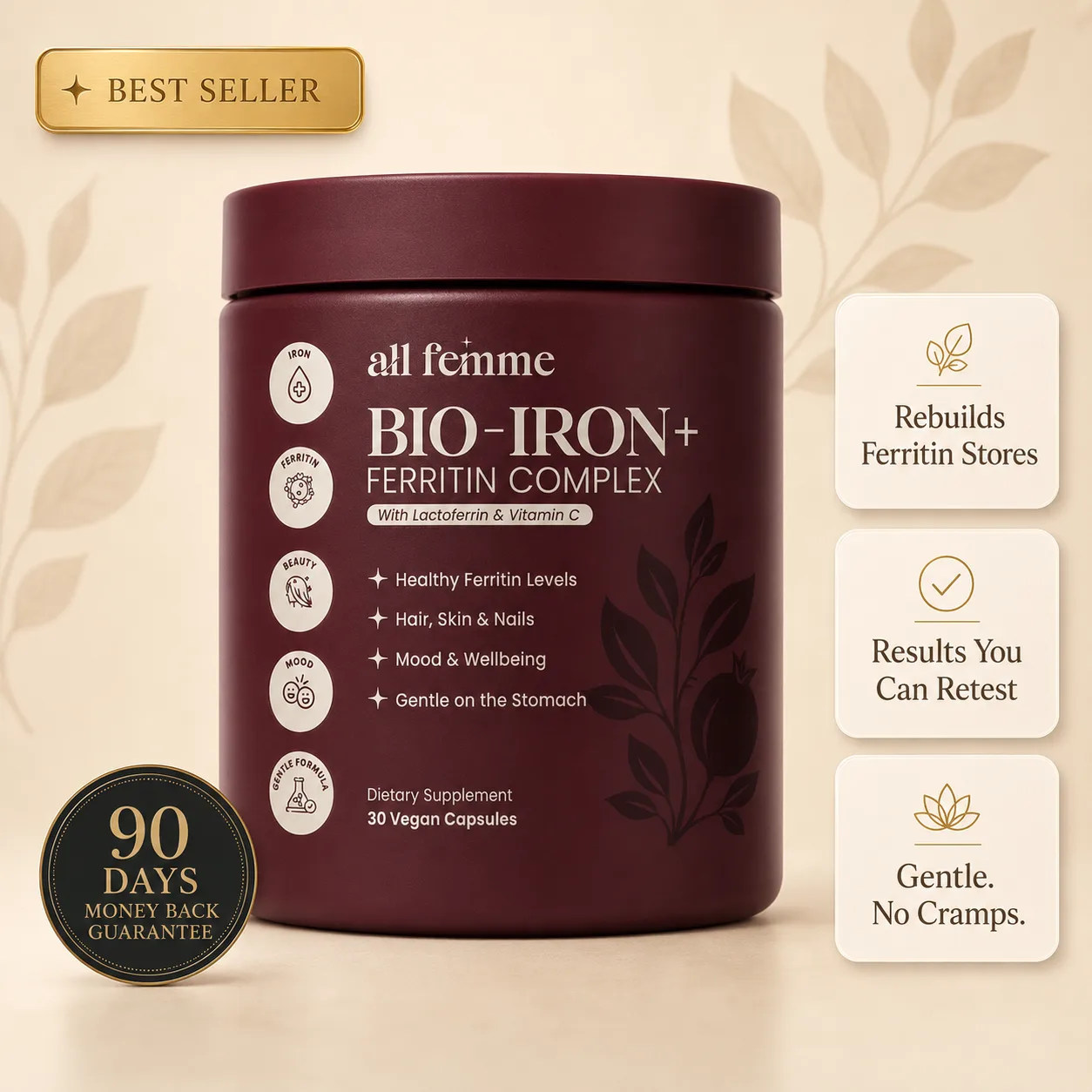 Bio-Iron+ bottle with benefits