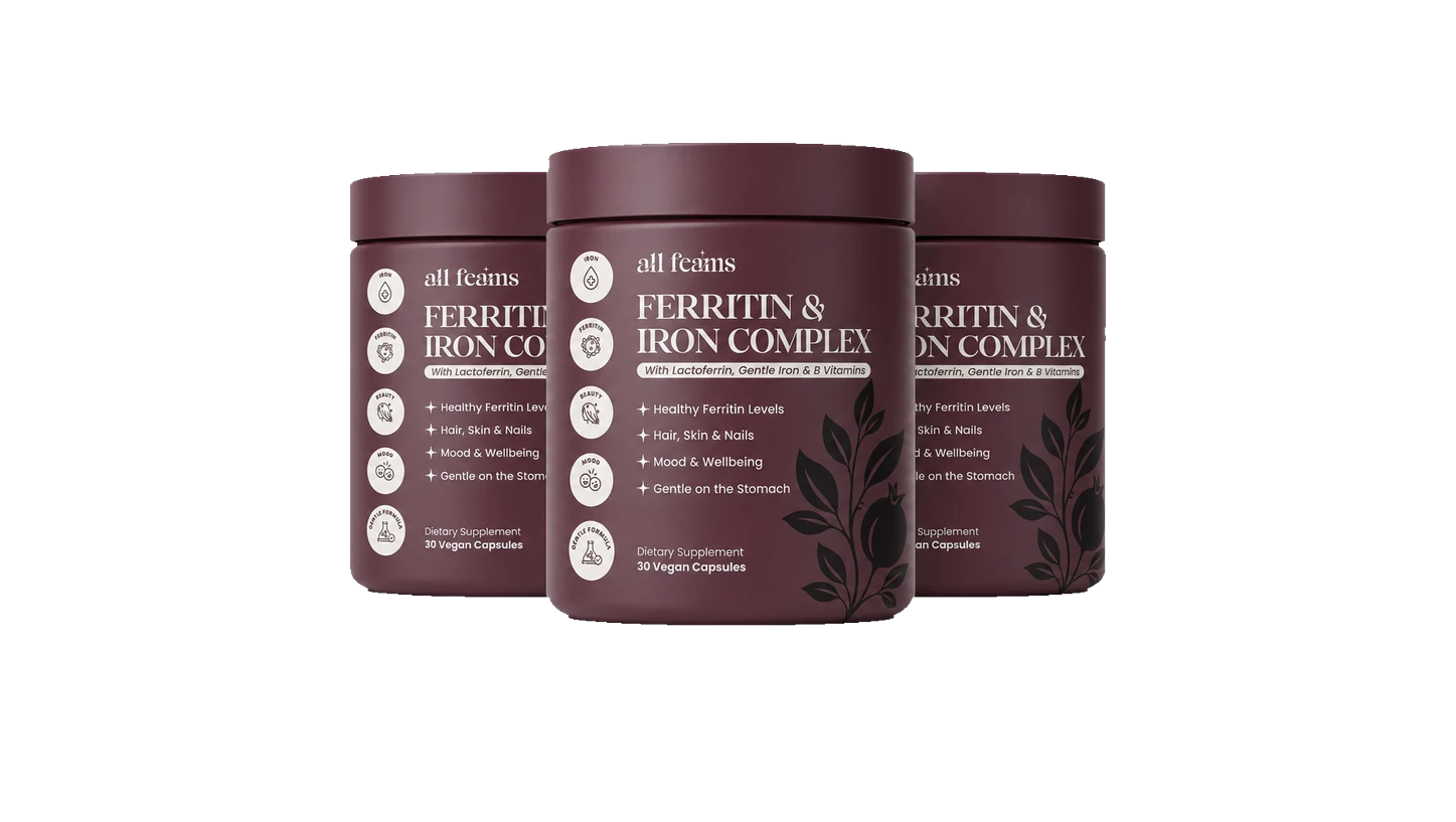 Ferritin & Iron Complex three bottle pack