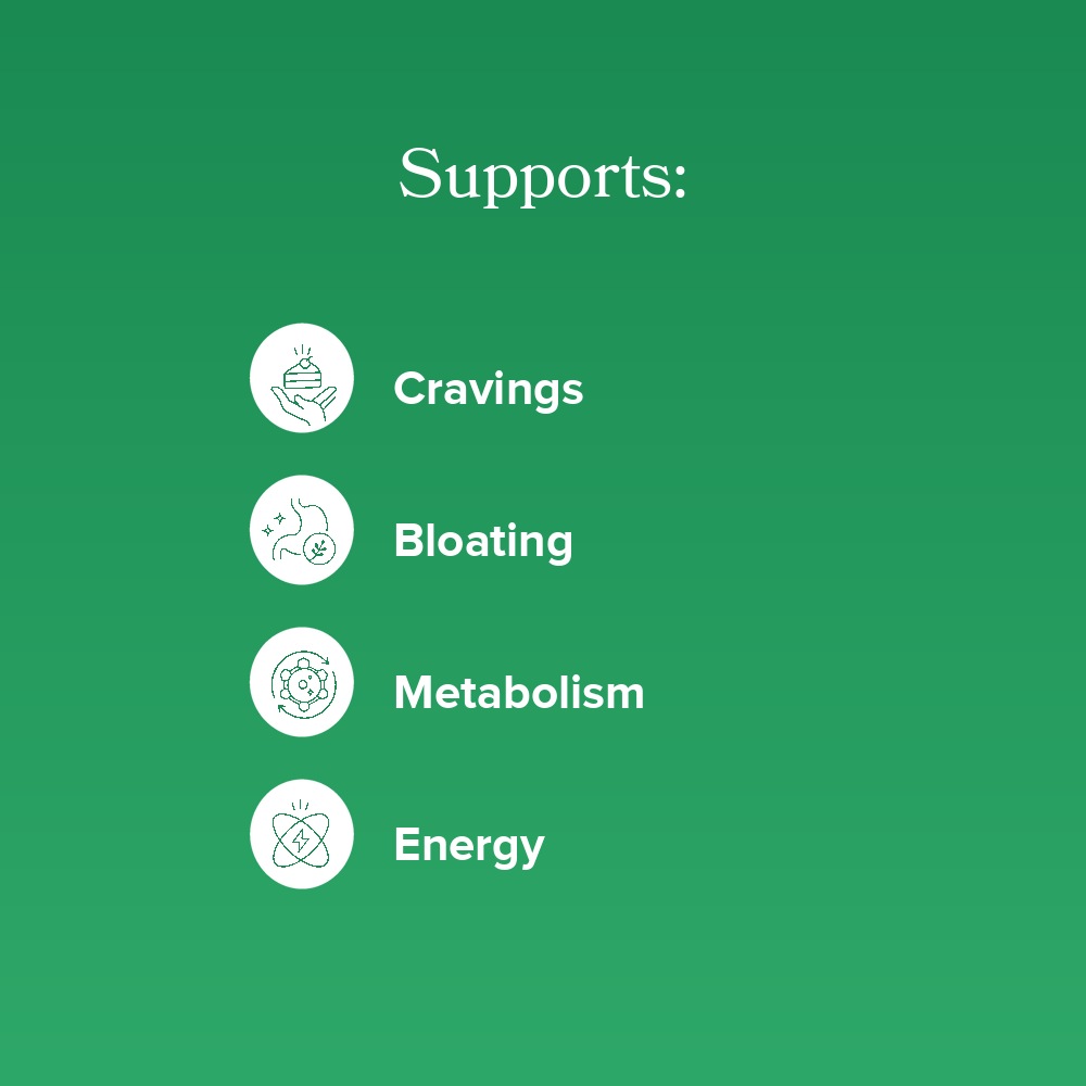 FlatFeams supports cravings, bloating, metabolism and energy