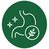Icon symbolizing bloating