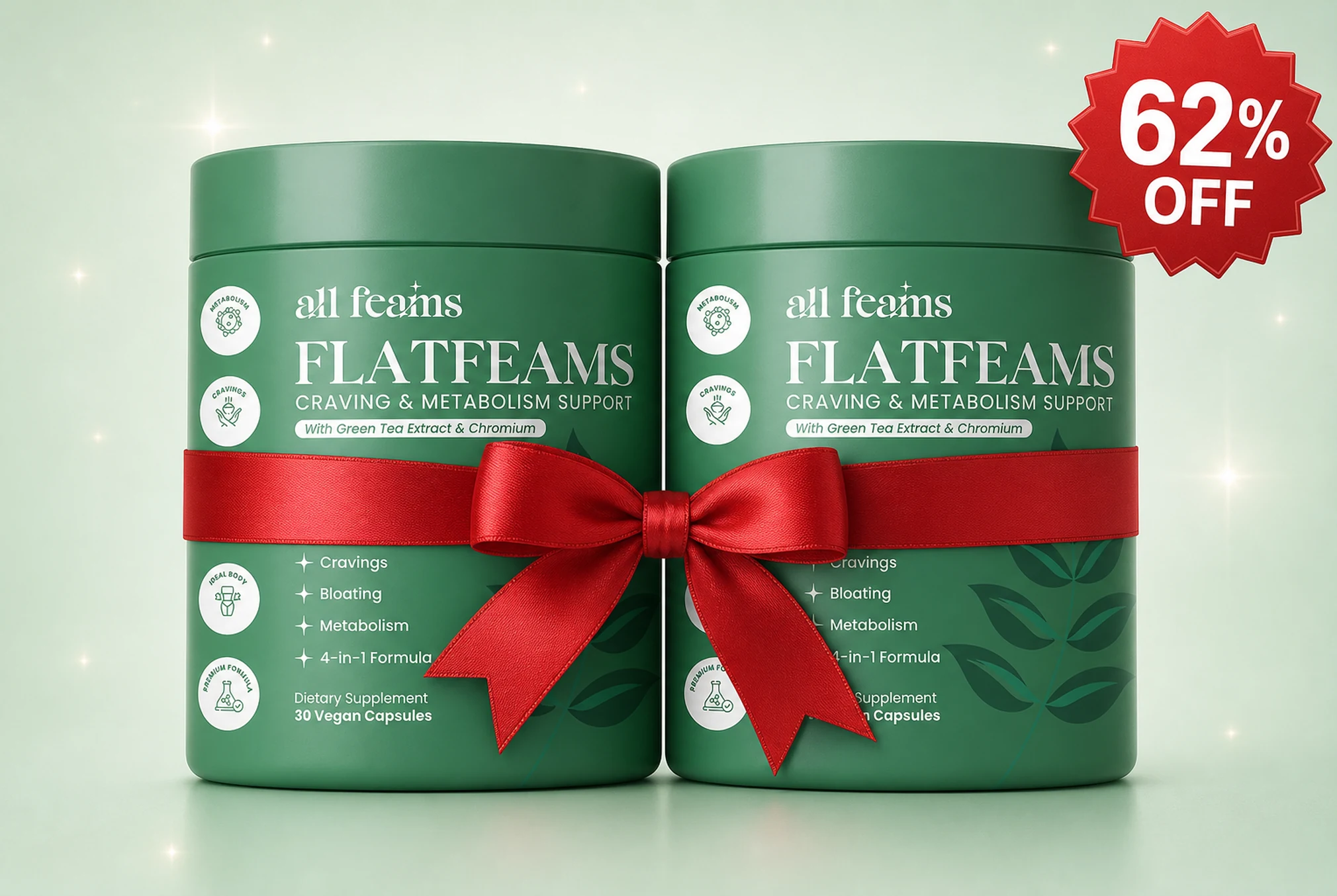 FlatFeams, 62% off on this page