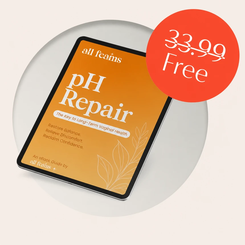 Vaginal pH repair for lasting freshness e-book