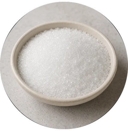 Allulose crystals, the sweetener that is not sugar.