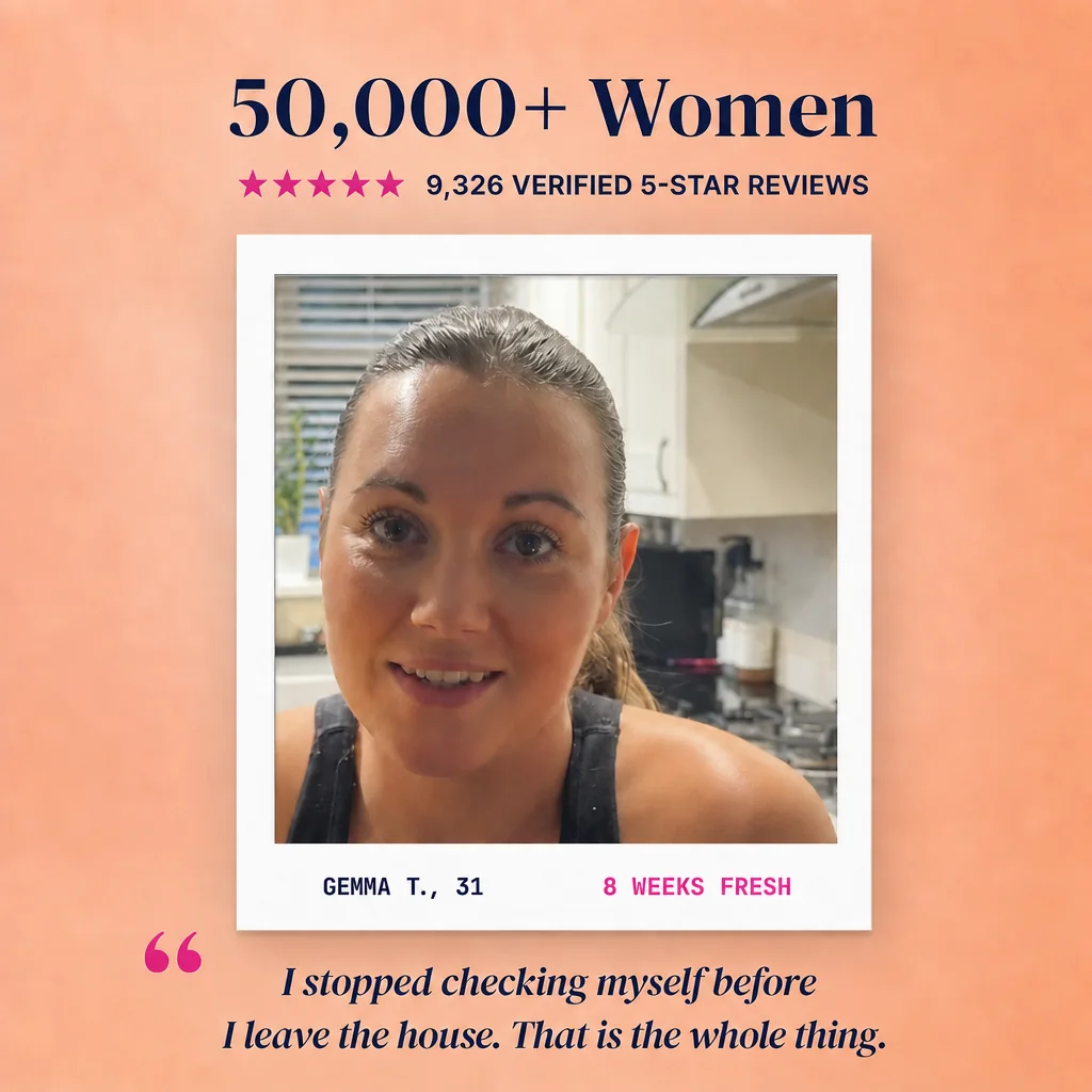 50,000+ women, 4.8 star rating