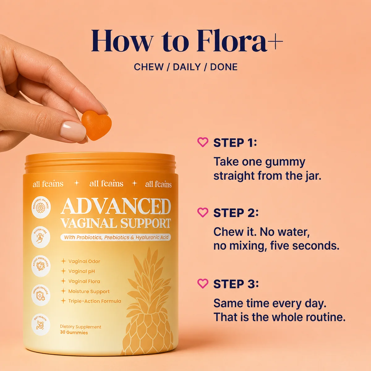 How to take Flora+