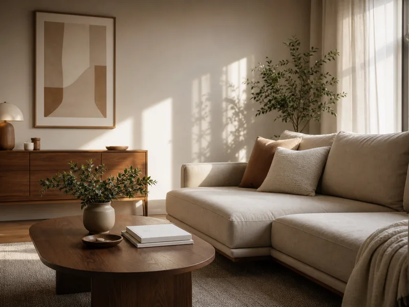 Weeks 3 to 4, the pH holds between doses: a settled living room in daylight