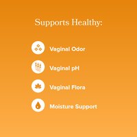 Flora+ supports vaginal odor, pH, flora and moisture