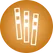 Test tubes symbolizing vaginal pH