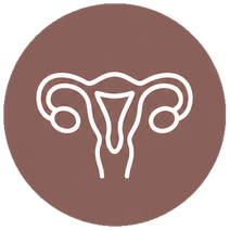 Icon symbolizing ovarian support