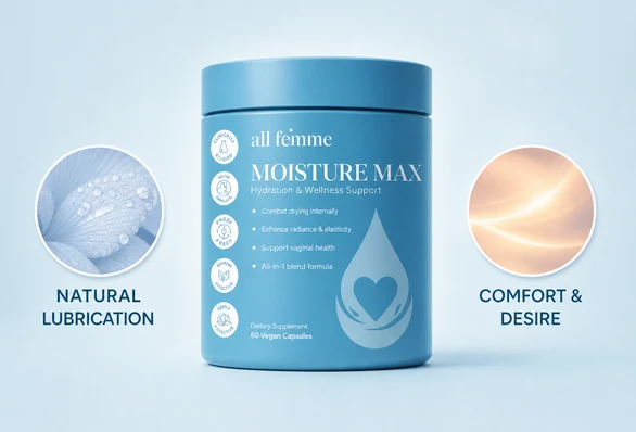 Natural lubrication and comfort during intimacy