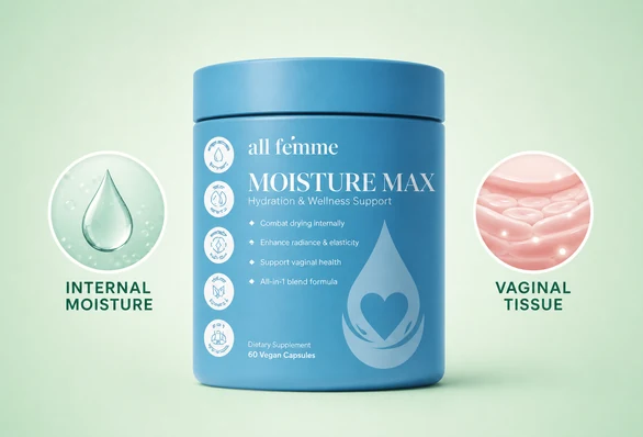 Internal moisture and vaginal tissue support