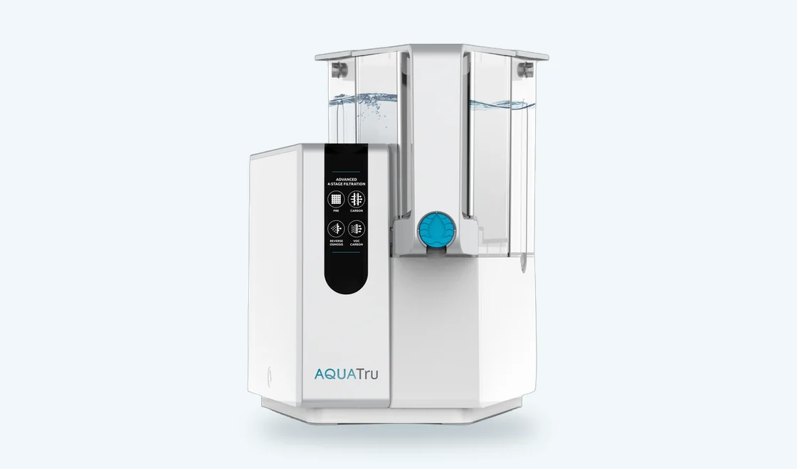 The AquaTru Classic countertop water purifier