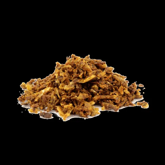 Raw propolis resin, dark amber and crumbly, collected from a beehive