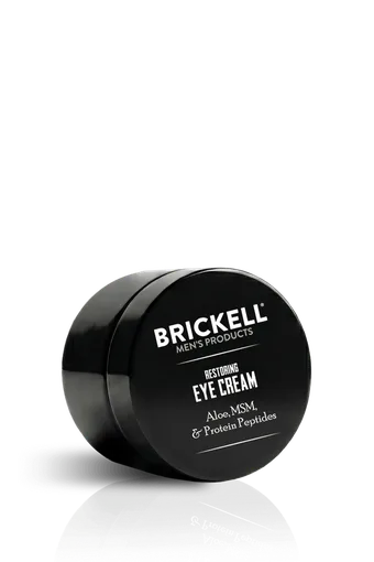 Brickell Restoring Eye Cream jar