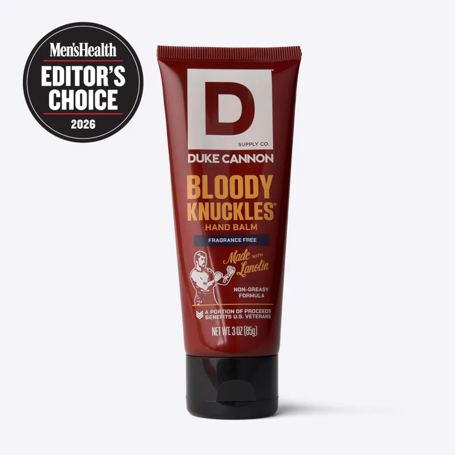 Duke Cannon Bloody Knuckles Hand Repair Balm, 3 oz. travel tube