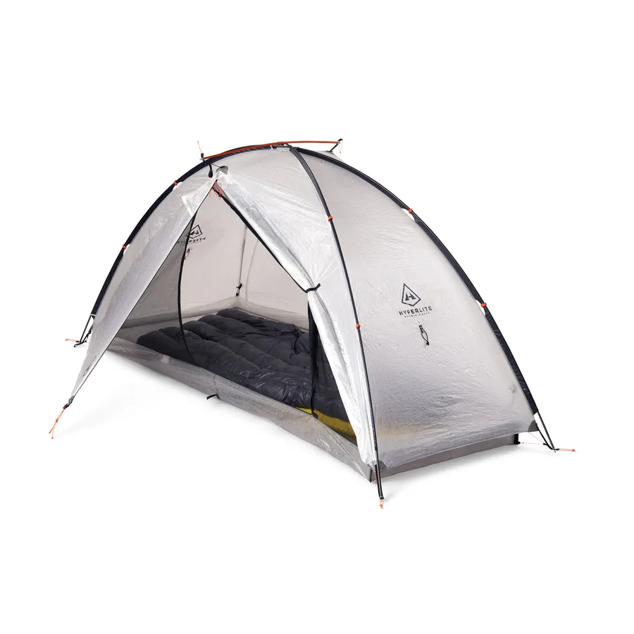 CrossPeak 1 freestanding solo tent with its own poles.