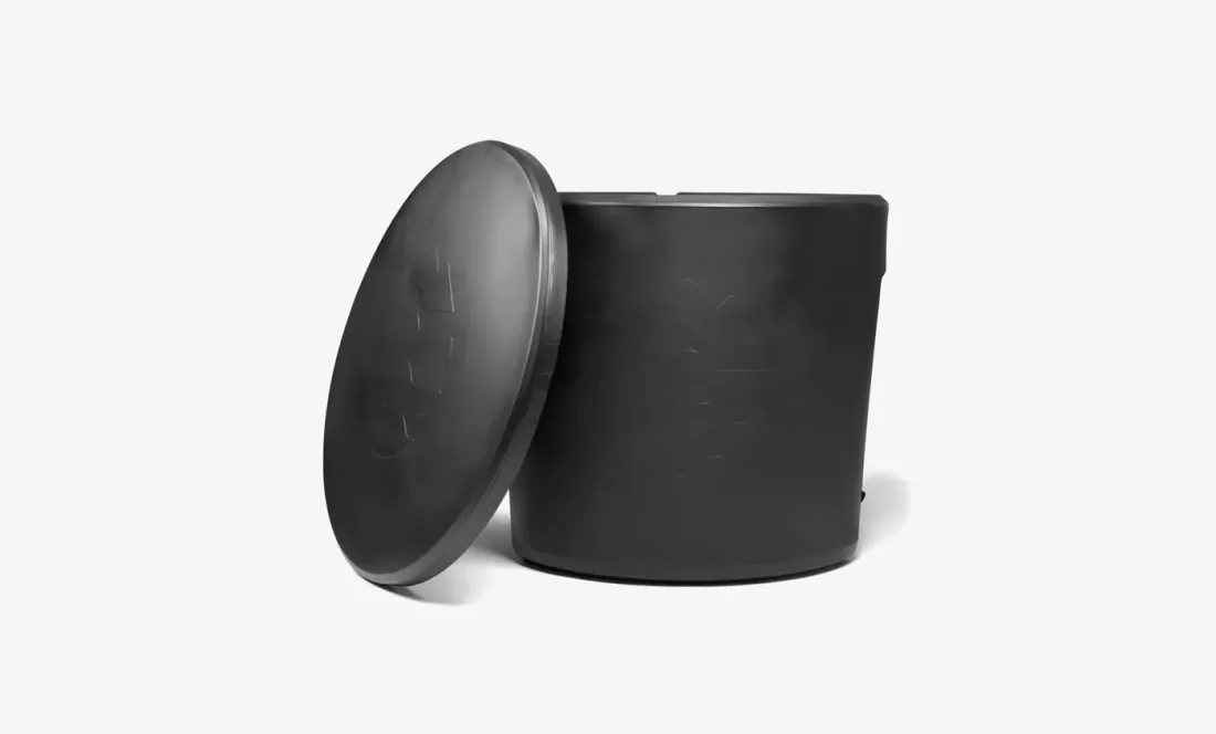 The Ice Barrel 300 with its lid, shown against a plain background
