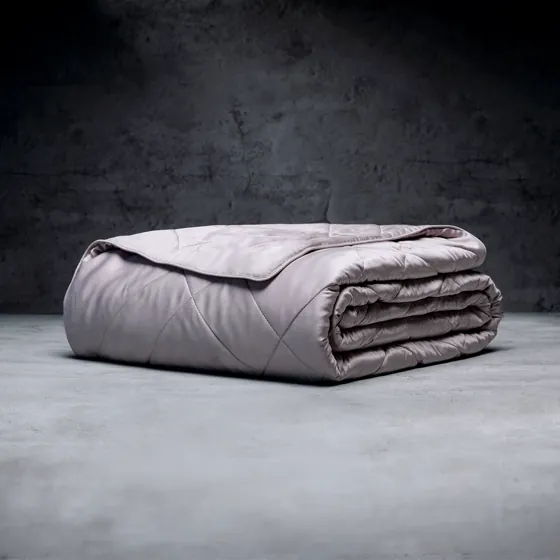 The Luxome Lightweight Blanket folded flat