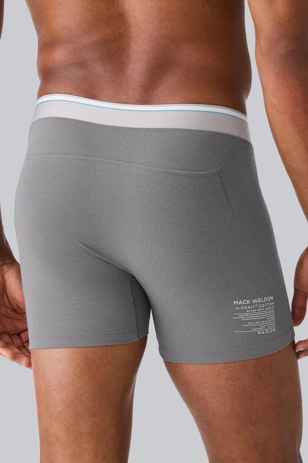 Back view of the AIRKNITx Cotton boxer brief on a model