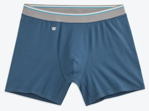 AIRKNITx Cotton boxer brief in Bering Sea