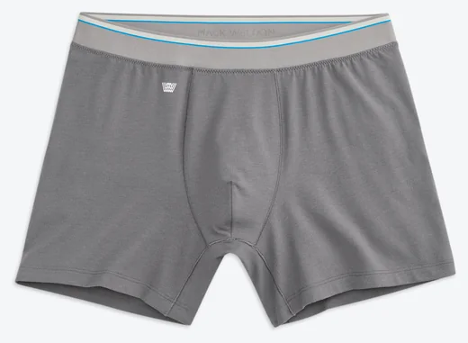 AIRKNITx Cotton boxer brief in Steel