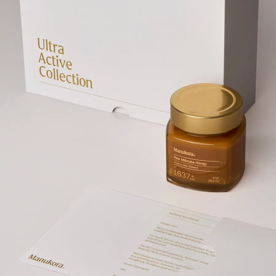 Manukora Secret Spot Harvest MGO 1637 plus boxed jar