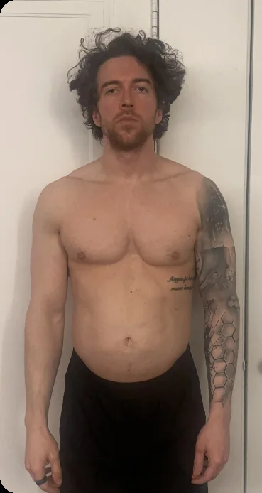 Client Dylan R. before