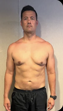 Client Richard O. after ten weeks
