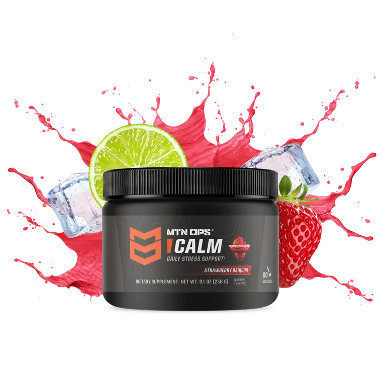 MTN OPS CALM tub, Strawberry Daiquiri, 60 servings