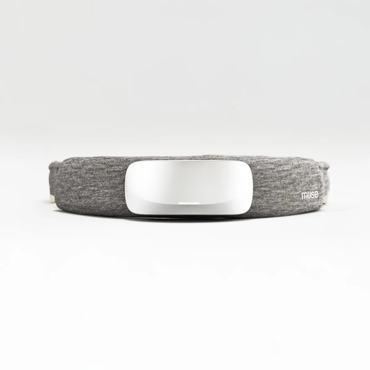 The Muse S Athena headband in the pale Opal colorway, seen from the side