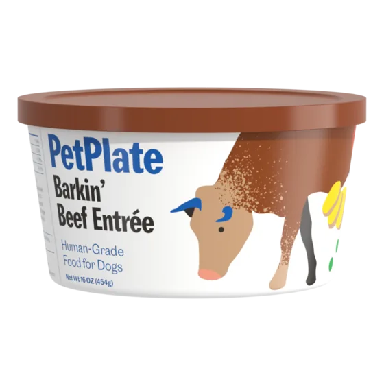 PetPlate FreshCooked Barkin Beef container
