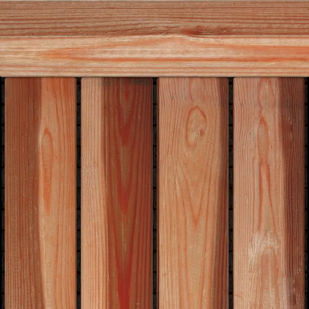 California Redwood breath deck finish swatch from Renu Therapy