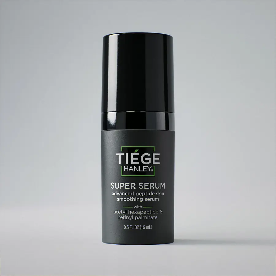 Tiege Hanley SUPER SERUM bottle, 0.5 fl oz, 30 day supply