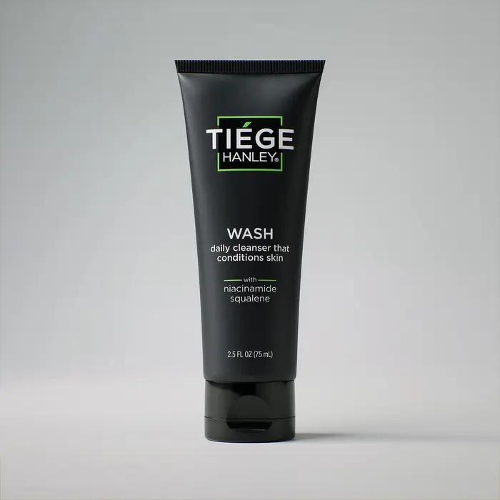 Tiege Hanley WASH daily cleanser tube