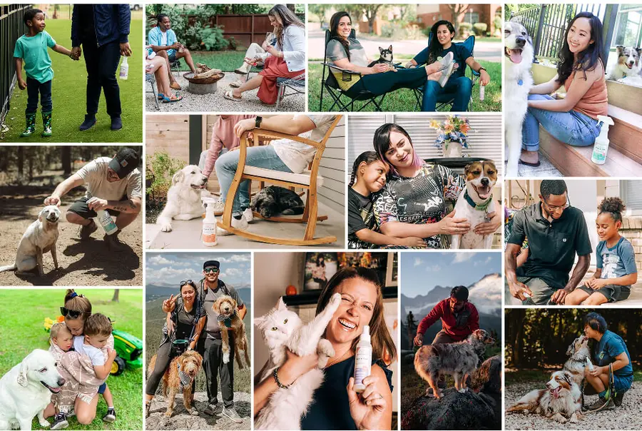 Wondercide customers and their pets